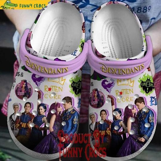 Descendants TV Series Clogs Shoes, Rotten To The Core, Descendants Movie Inspired