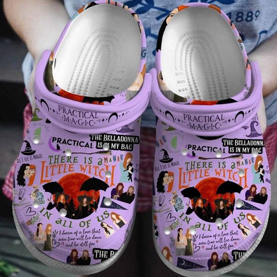 Practical Magic Clogs Shoes, Magical Sisters Clog Shoes, Midnight Margs, Believe In The Mystical