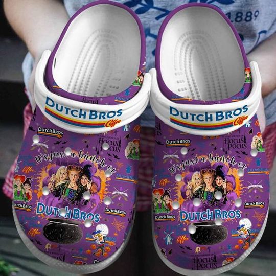 Hocus Pocus Halloween Clog Shoes, It's Just A Bunch Of Hocus Pocus, Funny Witch Shoes, Sanderson Sisters, Halloween Gift