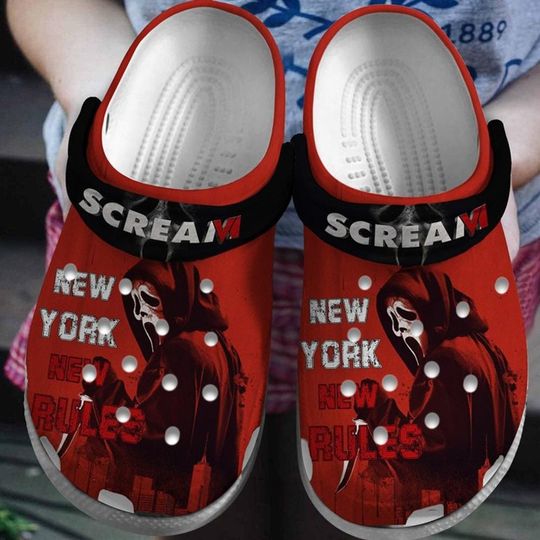 Scream Movie Halloween Clog Shoes, Spooky Season 2025, Retro Scary Movie No You Hang Up, Halloween Movie, Halloween Gift