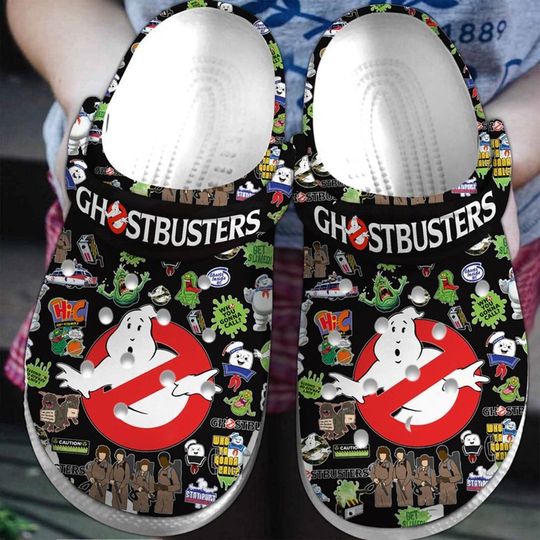 Ghostbusters Clogs Shoes, Ghostbusters Costumes, Halloween Clog Shoes, Ghostbusters Halloween, Spooky Season