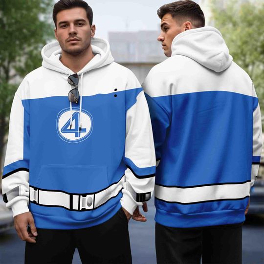 Johnny Storm Human Torch 3D Hoodie Shirt, Fantastic Four First Steps Sweatshirt, Avengers Costume TShirt, Super Hero Cosplay Costume Tee