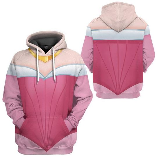 Aurora Princess Hoodie, Fairytale Halloween Costume Pullover Sweatshirt, Cartoon Halloween Cosplay, Sleeping Beauty Disneyland Movie Tee