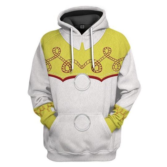 Jessie Cowgirl 3D Adult T-shirt Hoodie, Toy Story Cosplay Costume Hoodie, Jessie Toy Story Halloween Costume Shirt, Cartoon Hoodie