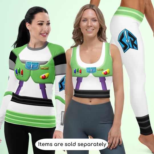 Space Ranger Women's 3D Long Sleeve Running Top for Half Marathon Cosplay Costume