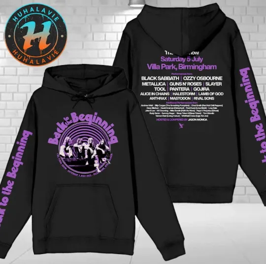Back To The Beginning 2025 Black Sabbath Ozzy Osbourne 3D Hoodie