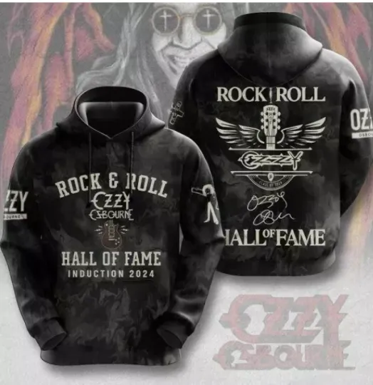 Black Sabbath x Ozzy Osbourne 3D Hoodie Unisex Graphic Hoodie