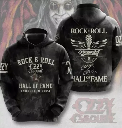 Black Sabbath x Ozzy Osbourne 3D Hoodie Thanks For Memories AOP