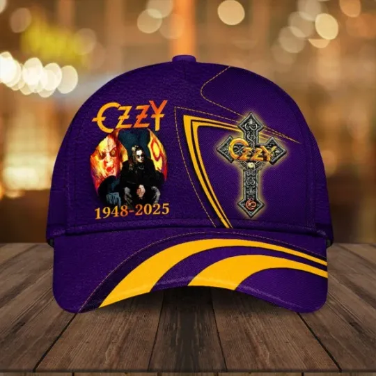 B.lack Sabbath x Ozzy Osbourne Classic Cap | Classic Rock Fan Hat