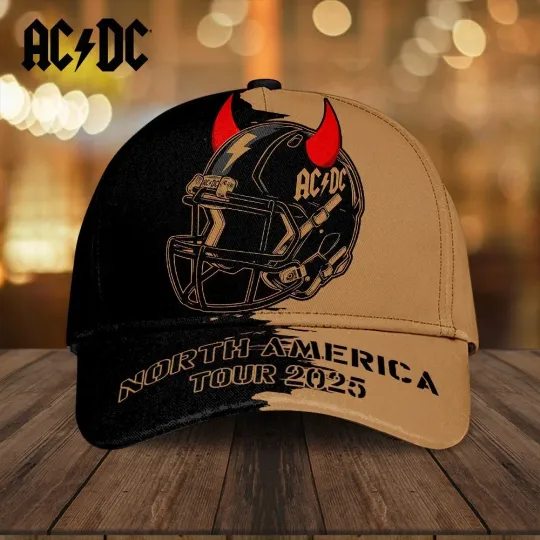 Classic Rock Cap – AC.DC Style Adjustable Music Fans Hat