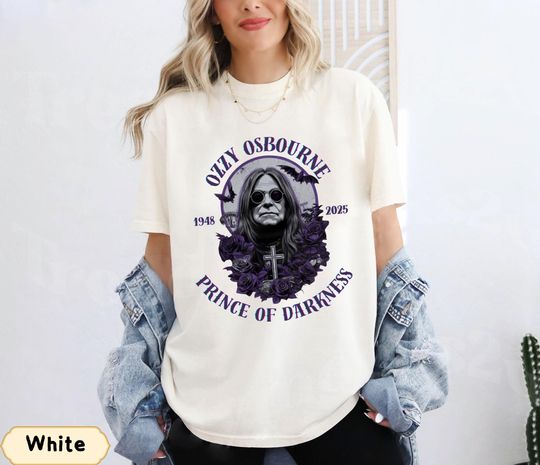 Comfort Colors  See You On The Other Side, RIP Ozzy Tshirt, Ozzy Osbourne, Heavy Metal, The Prince of Darkness, Music Lover Tee, Music Fan