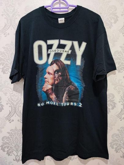 Ozzy Osbourne No More Tours 2 Band Concert Unisex Short Sleeve All Size T-Shirt