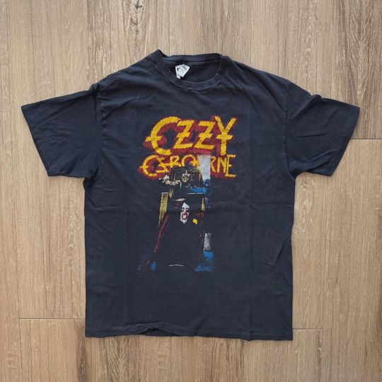 Vtg Graphic 1982 Ozzy Osbourne Speak Of The Devil Tour Concert T Shirt