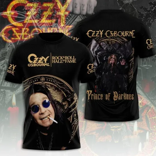 NEW Ozzy Osbourne smoking 3D t-shirt S to 6XL JJ5601