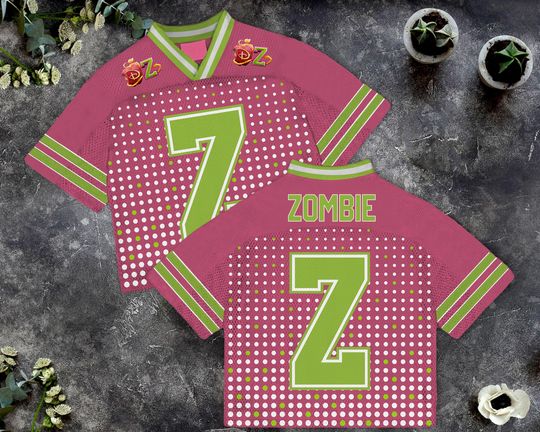 Descendants Zombies Worlds Collide Tour Mesh Jersey, Concert Jersey, Game Day Commitment Gift