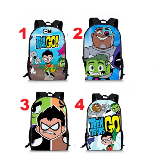 Teen Titans Students Backpack, School Shoulder Bag, Back To School Gift
