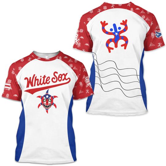Chicago White Soxx x Puerto Rican Heritage 3D T-Shirt S-5XL