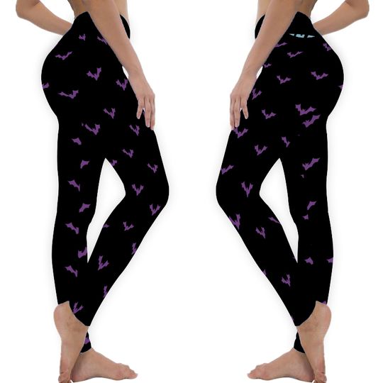 Halloween Leggings Black Witch Costume Tights Cute Halloween Pants For Woman Funny Women's Skinny Leggings Adult Matching Halloween Outfit