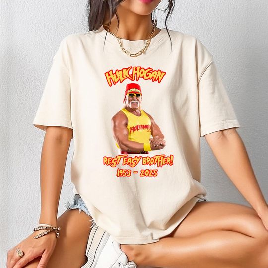 Comfort Colors RIP Hulk Hogan T-Shirt, Hulkamania Forever Tee