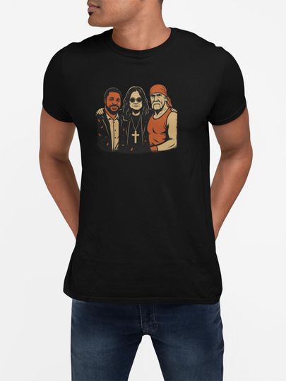 Hulk Hogan Ozzy Osbourne Malcolm-Jamal Warner Memorial T-Shirt