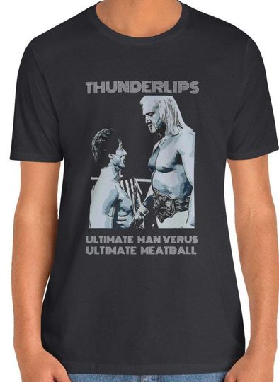 Thunderlips T-Shirt - Hulk Hogan Tribute, Rocky Wrestling Legend Inspired Tee