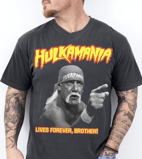Hulk Hogan Tribute T-Shirt, RIP Hulk Hogan, Rest In Power Hulkamania Shirt