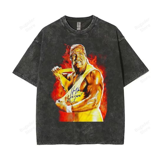 Hulk Hogan T-Shirt Legends Never Die Brother Flame Vintage Wrestling Graphic