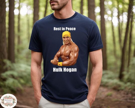 Hulk Hogan Memorial T-Shirt, Wrestling Tribute Tee, Bodybuilding & Gym Fan Shirt
