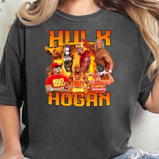 Hulk Hogan RIP T-Shirt, Legend Memorial Vintage T-Shirt, Hulkmania Shirt, Legends Never Die T-Shirt, Rest In Power T-Shirt