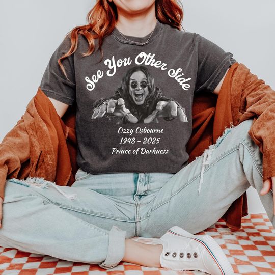 Comfort Colors See You On The Other Side Ozzy Osbourne T-Shirt