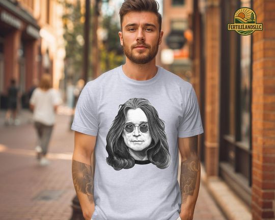 Ozzy Osbourne Dark Prince T-Shirt, Rock Legend Sketch Tee, Vintage Metalhead Gift for Men and Women