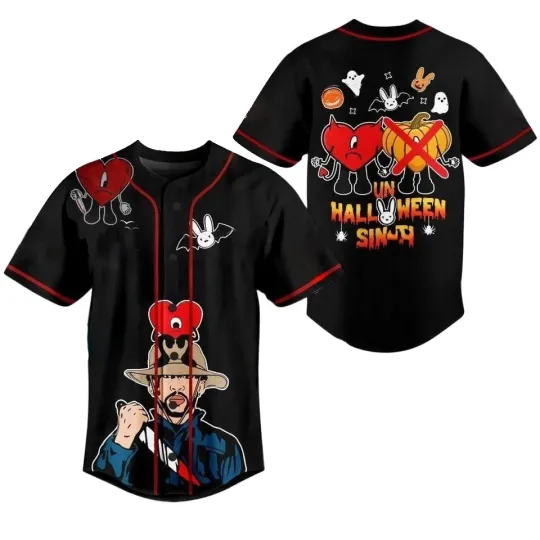 Halloween Bad Bunny Jersey, Bad Bunny Baseball Jersey