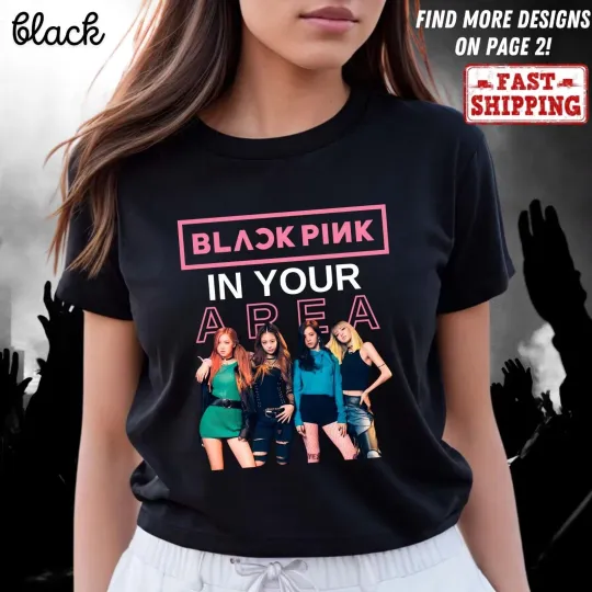 2025 Blackpink Born Pink Shirt, Kpop Fan World Tour T-Shirt