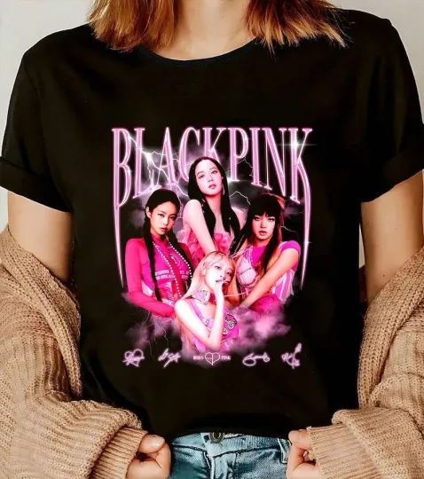 Black Pink Bootleg Shirt, Black Pink Blink Gift, Black Pink World Tour 2025