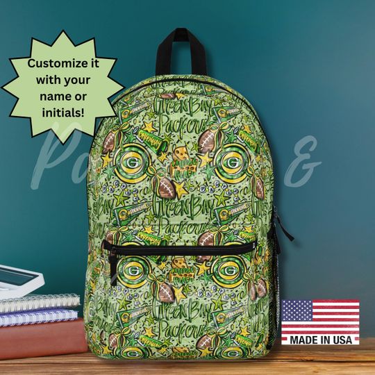 Green Bay Football Backpack  - Game Day Ready Fan Gear