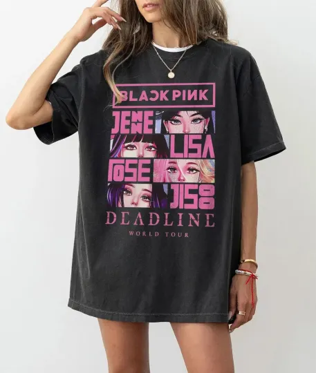 BlackPink 2025 Deadline World Tour Shirt, 2025 BlackPink In Your Area Kpop Shirt