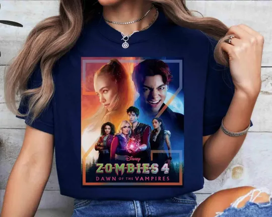 Disney Channel Zombies 4 Movie Shirt, Disney Zombies Poster T-Shirt
