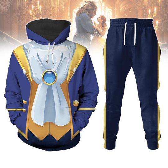 The Beast Unisex Hoodie, Disney Beauty And the Beast Jogger, Couple Matching T-Shirt, The Beast Cosplay Pants, Magic Kingdom Gift