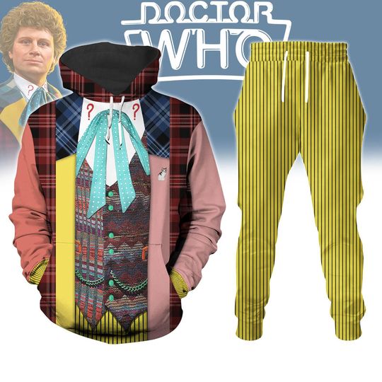 Sixth Doctor Unisex Hoodie, Doctor Who Jogger For Men, Police Box T-Shirt, Tv Series Streetwear Pants, Movie Series Shirt