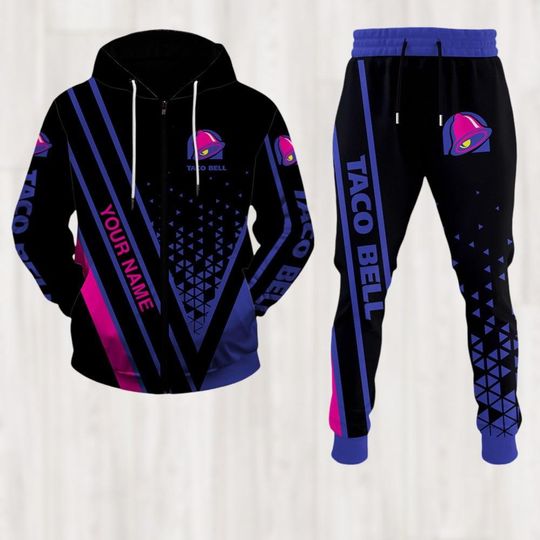 Taco Bell Hoodie, Taco Bell Women Joggers, Taco Bell Men Hoodie, Personalized Taco Bell Cake Joggers, Taco Bell Sauce Hoodie