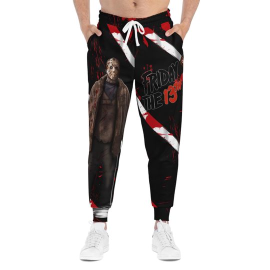 Embrace the Darkness: The Ultimate Halloween Slasher joggers - Jason Unleashed Comfort sweats