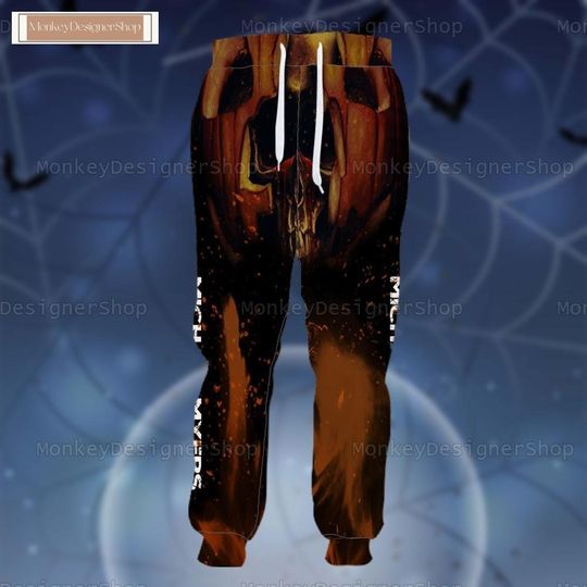 Michael Myers Joggers, Michael Myers Halloween Sweat Pants, Halloween Jogger Pants, Horror Movie Sports Pants, Spooky Season Jogger