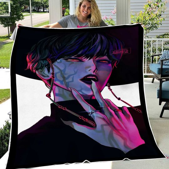 KPop Demon Hunters Fleece Blanket
