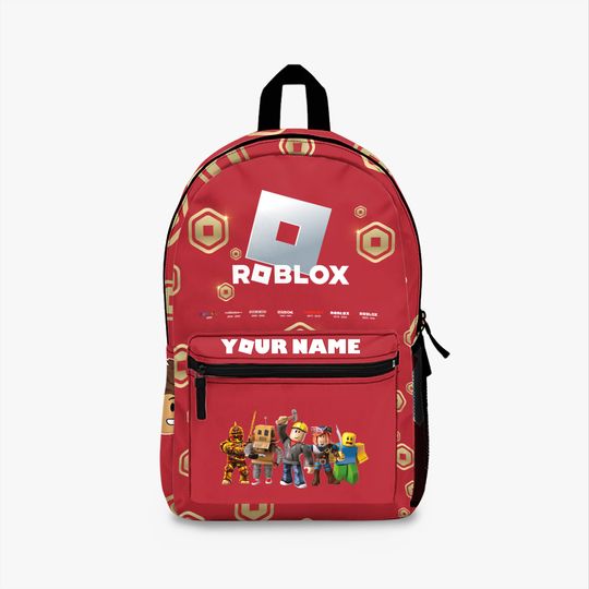 Personalized Roblox Robux Backpack Your Name - Nickname, Versatile Safe, Comfortable for School