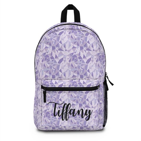 Purple Wall Backpack, Personalized Disney Backpack, Custom Disney Park Bag, Iconic Disney Walls, Disney Park Backpack, Tomorrowland Tote