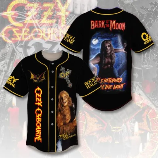 Black Sabbath x Ozzy Osbourne Baseball Jersey