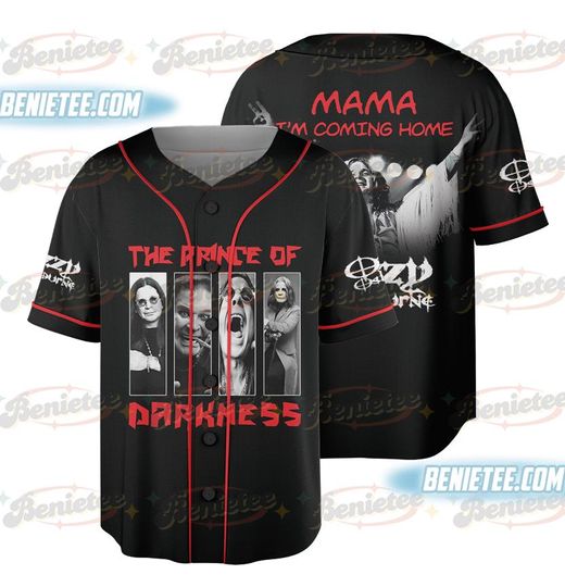 Ozzy Osbourne Baseball Jersey, The Godfather of Rock Shirt, Remember With Mercy Ozzy Osbourne