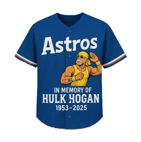 Hulk Hogan Hulkamania Baseball Jersey All Sizes