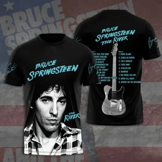 Bruce Springsteen 3D Tour 2025 The Last Show Tour 2025 T-Shirt