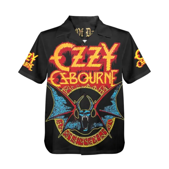 Ozzy Osbourne Hawaii Shirt 1948-2025 Button Down Short Sleeve Casual Tshirt